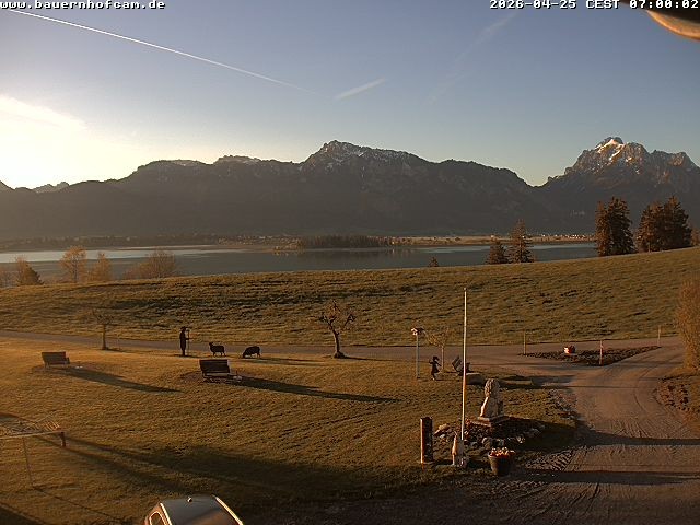 Archived image Webcam Rosshaupten: Salenberghof