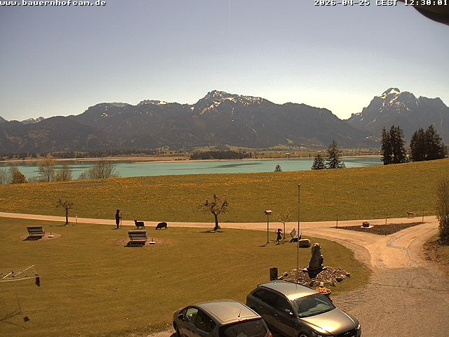 Archived image Webcam Rosshaupten: Salenberghof
