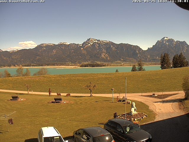 Archived image Webcam Rosshaupten: Salenberghof