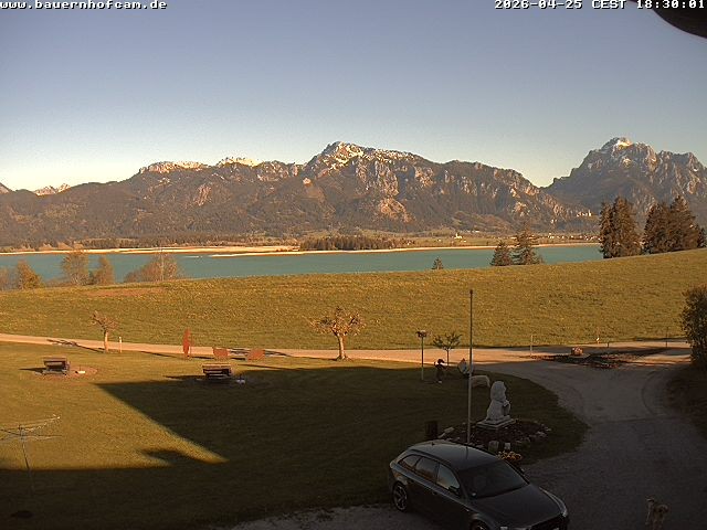 Archived image Webcam Rosshaupten: Salenberghof