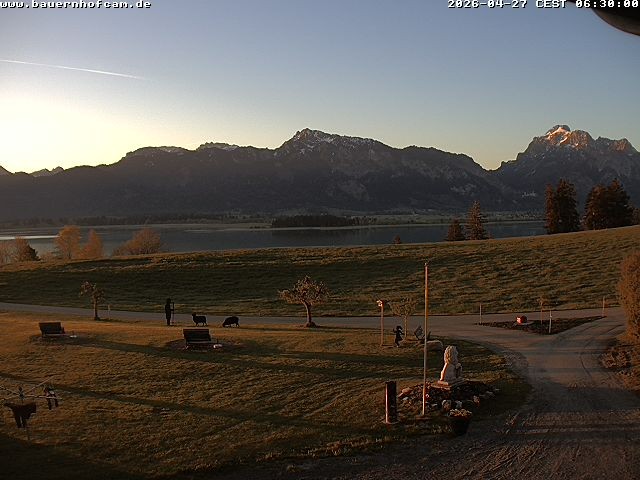 Archived image Webcam Rosshaupten: Salenberghof