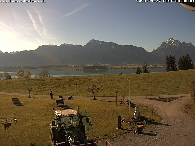 Archived image Webcam Rosshaupten: Salenberghof