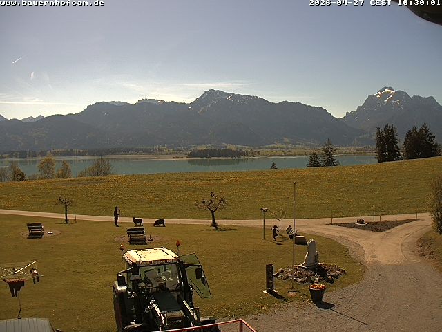 Archived image Webcam Rosshaupten: Salenberghof