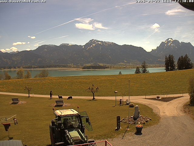 Archived image Webcam Rosshaupten: Salenberghof