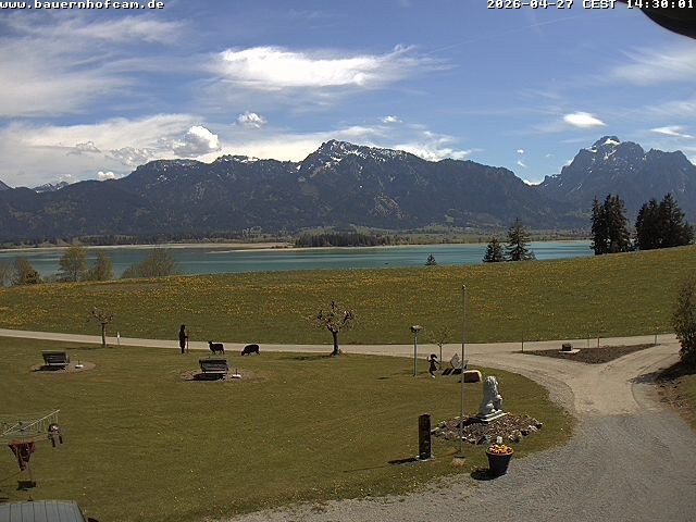 Archived image Webcam Rosshaupten: Salenberghof