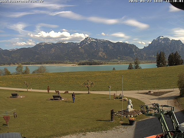 Archived image Webcam Rosshaupten: Salenberghof