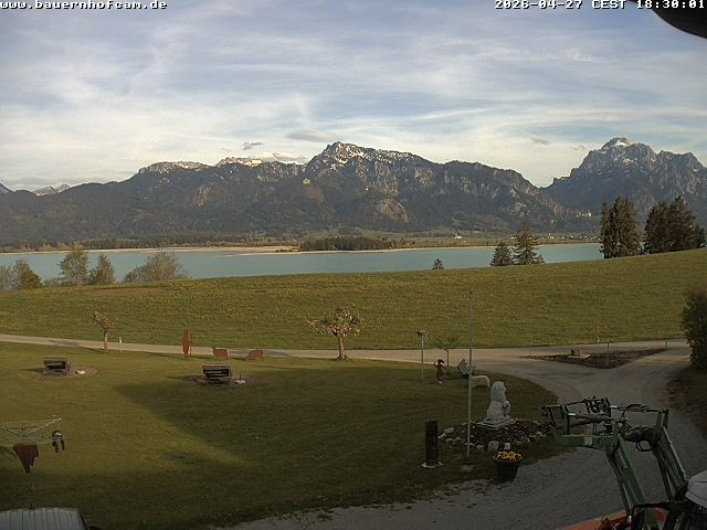 Archived image Webcam Rosshaupten: Salenberghof