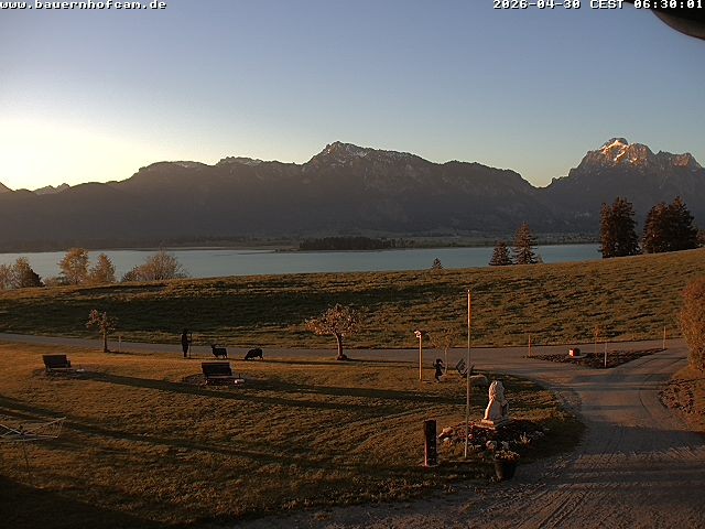 Archived image Webcam Rosshaupten: Salenberghof