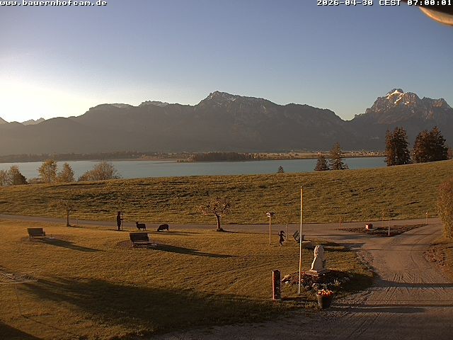 Archived image Webcam Rosshaupten: Salenberghof