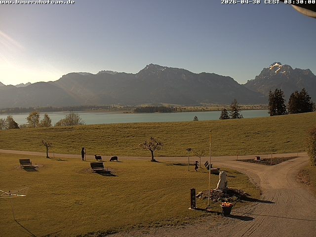 Archived image Webcam Rosshaupten: Salenberghof