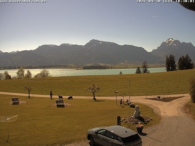 Archived image Webcam Rosshaupten: Salenberghof