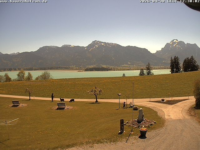 Archived image Webcam Rosshaupten: Salenberghof