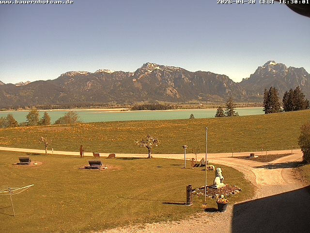 Archived image Webcam Rosshaupten: Salenberghof