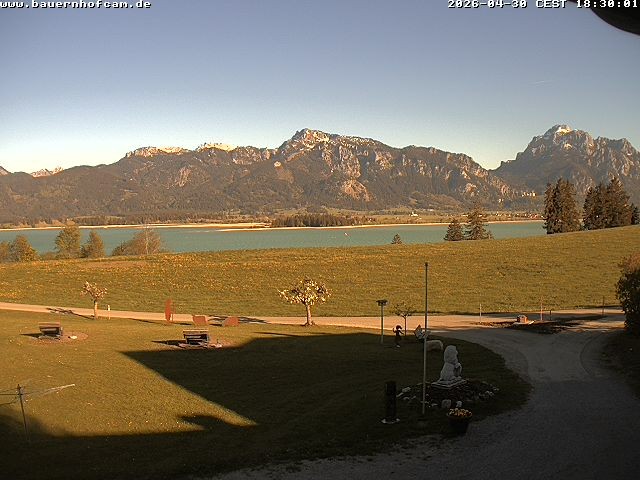 Archived image Webcam Rosshaupten: Salenberghof