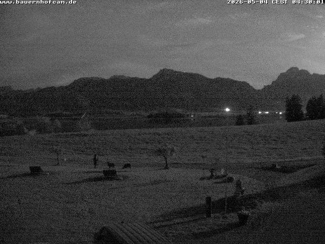 Archived image Webcam Rosshaupten: Salenberghof