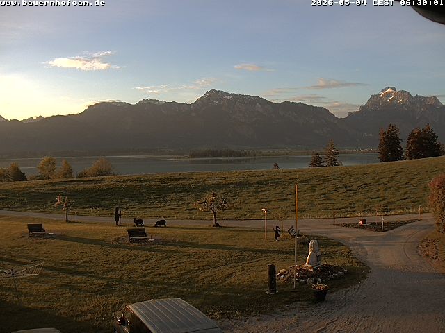 Archived image Webcam Rosshaupten: Salenberghof