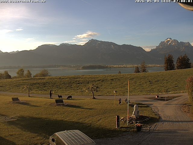 Archived image Webcam Rosshaupten: Salenberghof