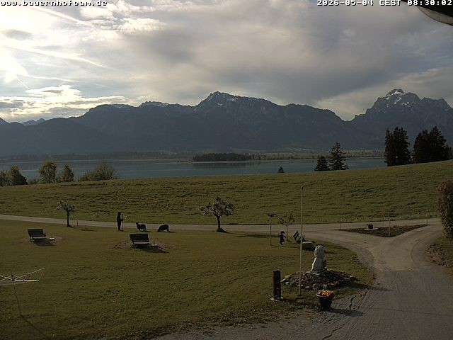 Archived image Webcam Rosshaupten: Salenberghof