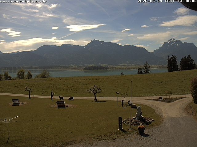 Archived image Webcam Rosshaupten: Salenberghof