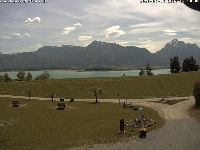 Archived image Webcam Rosshaupten: Salenberghof