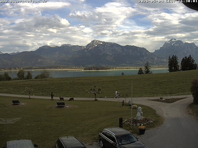 Archived image Webcam Rosshaupten: Salenberghof