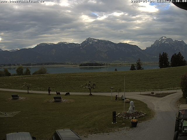 Archived image Webcam Rosshaupten: Salenberghof