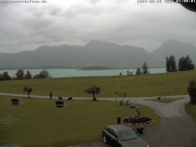 Archived image Webcam Rosshaupten: Salenberghof