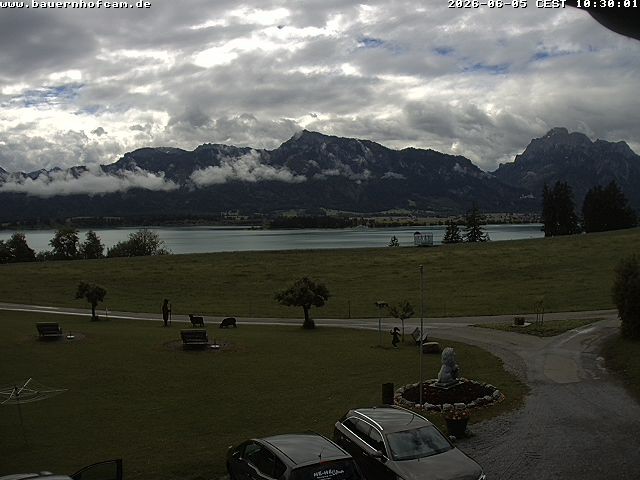 Archived image Webcam Rosshaupten: Salenberghof