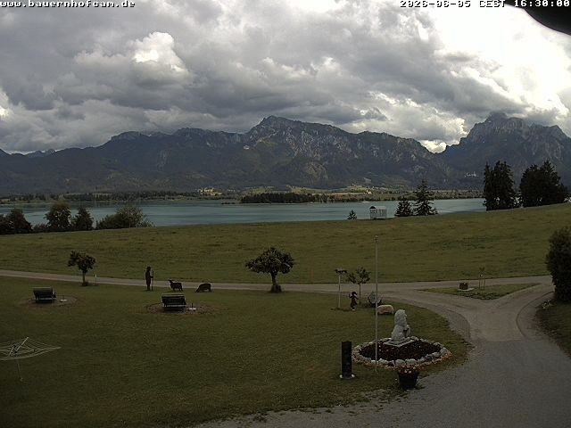 Archived image Webcam Rosshaupten: Salenberghof