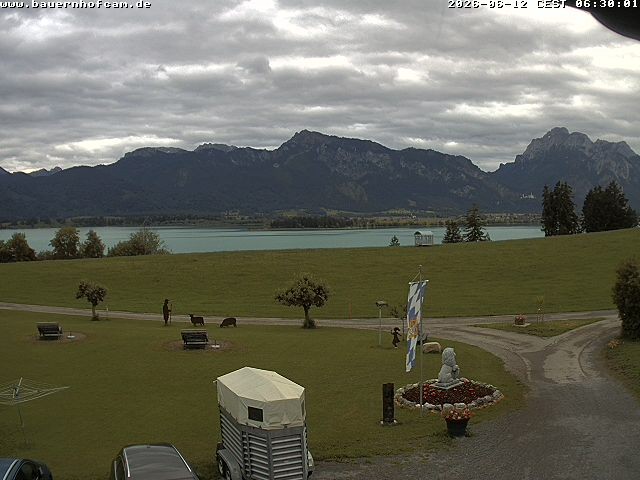 Archived image Webcam Rosshaupten: Salenberghof