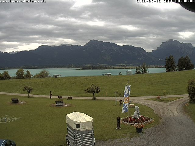 Archived image Webcam Rosshaupten: Salenberghof