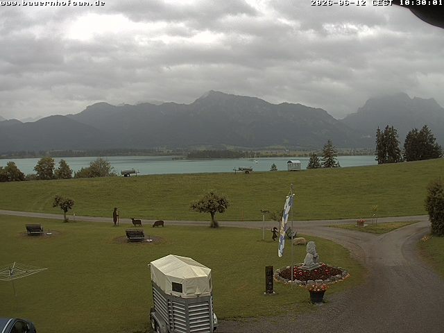 Archived image Webcam Rosshaupten: Salenberghof