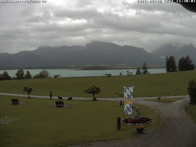 Archived image Webcam Rosshaupten: Salenberghof