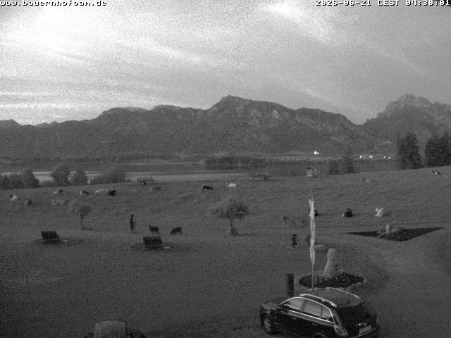 Archived image Webcam Rosshaupten: Salenberghof