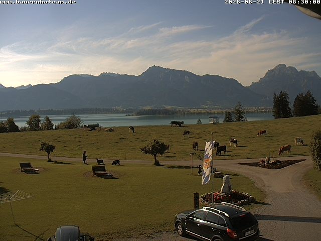 Archived image Webcam Rosshaupten: Salenberghof