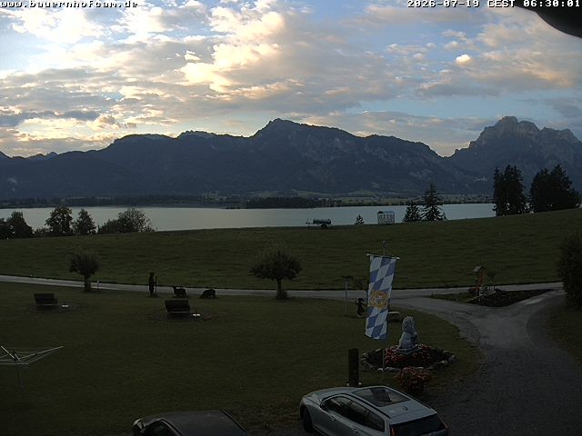 Archived image Webcam Rosshaupten: Salenberghof