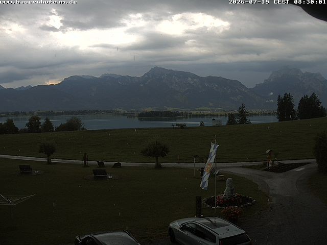 Archived image Webcam Rosshaupten: Salenberghof