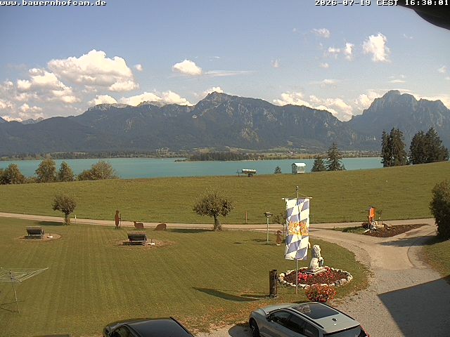 Archived image Webcam Rosshaupten: Salenberghof