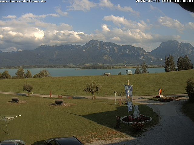 Archived image Webcam Rosshaupten: Salenberghof