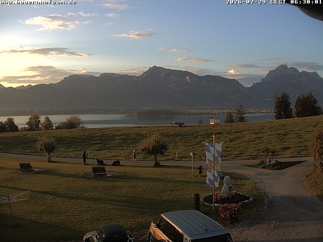 Archived image Webcam Rosshaupten: Salenberghof