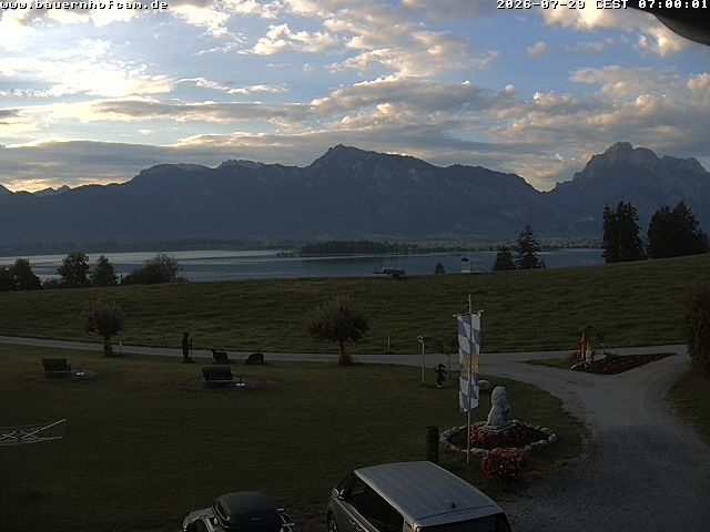 Archived image Webcam Rosshaupten: Salenberghof