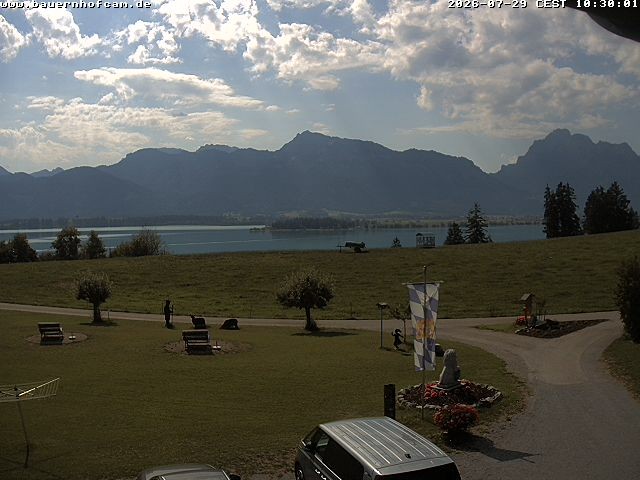 Archived image Webcam Rosshaupten: Salenberghof