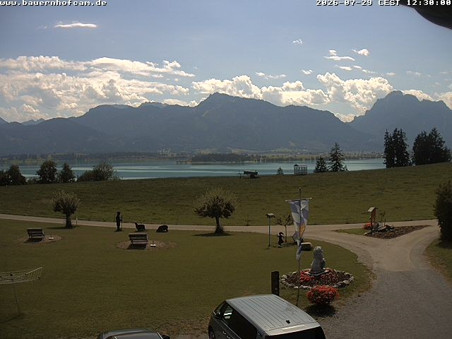 Archived image Webcam Rosshaupten: Salenberghof