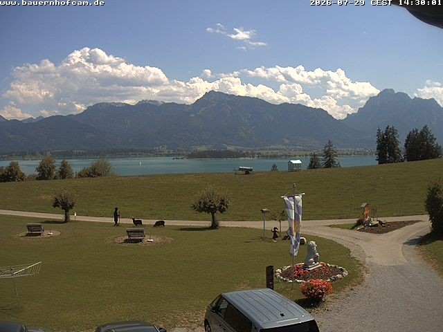 Archived image Webcam Rosshaupten: Salenberghof