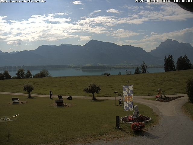 Archived image Webcam Rosshaupten: Salenberghof