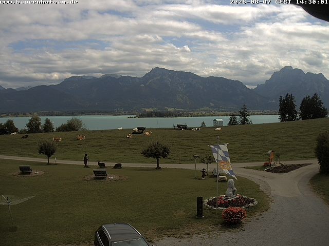 Archived image Webcam Rosshaupten: Salenberghof