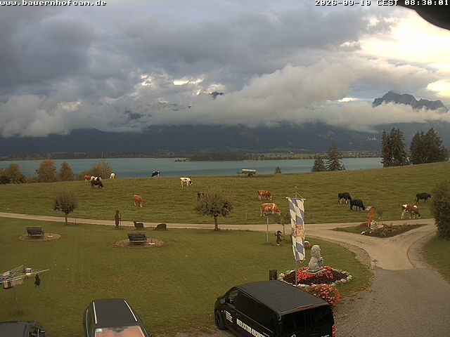 Archived image Webcam Rosshaupten: Salenberghof