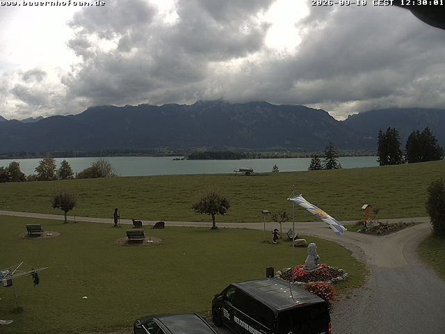 Archived image Webcam Rosshaupten: Salenberghof