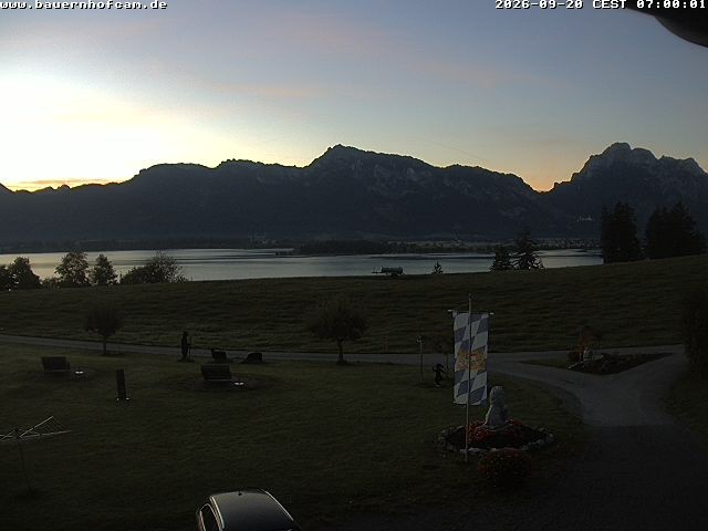 Archived image Webcam Rosshaupten: Salenberghof