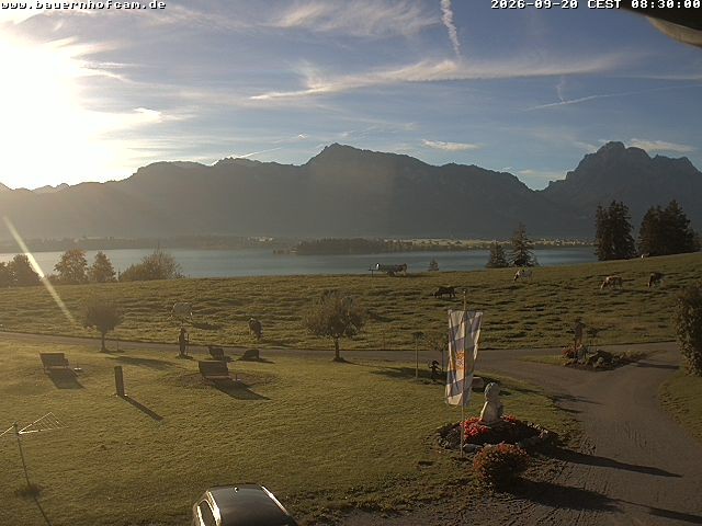 Archived image Webcam Rosshaupten: Salenberghof